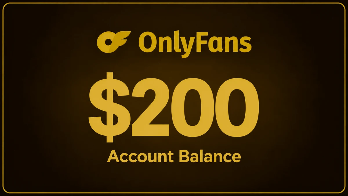 OnlyFans Balance $200