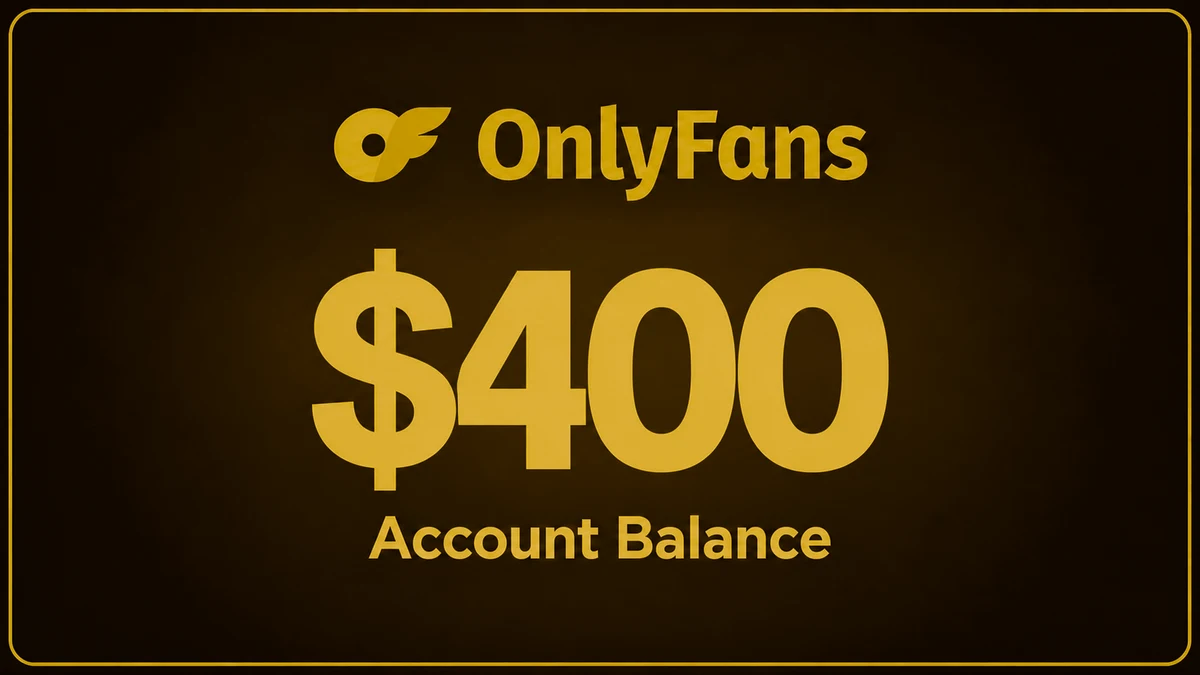 OnlyFans Balance $400